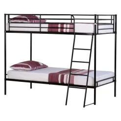 Discount ???? Seconique Brandon Black Metal Bunk Bed ✨