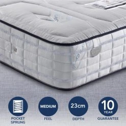 Hot Sale ???? Sareer Pocketo Medium Firm 2000 Pocket Sprung Mattress ⌛