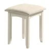 New ⌛ Julian Bowen Cameo ???? Dressing Table Stool, White & Pine ????