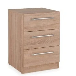 Discount ???? Harmony Holborn 3 Drawer Bedside Table ????