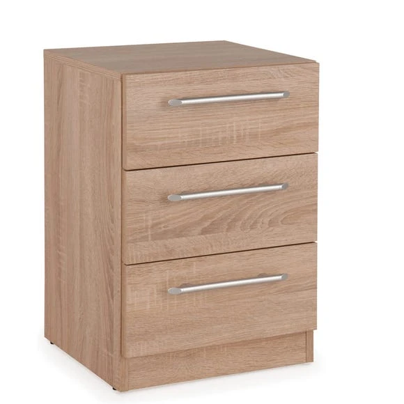 Discount ???? Harmony Holborn 3 Drawer Bedside Table ????