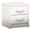 Best Pirce ✨ Seconique Charles 2 Drawer Bedside Table, White ????