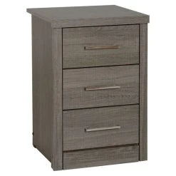 Best Sale ???? Seconique Lennon 3 Drawer Bedside Table ????