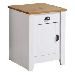 Outlet ???? Seconique Ludlow 1 Drawer & 1 Door Bedside Table ????