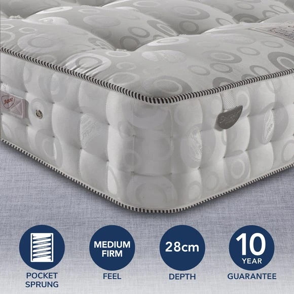 Top 10 ???? Sareer Pocketo Medium Firm 4000 Pocket Sprung Mattress ????