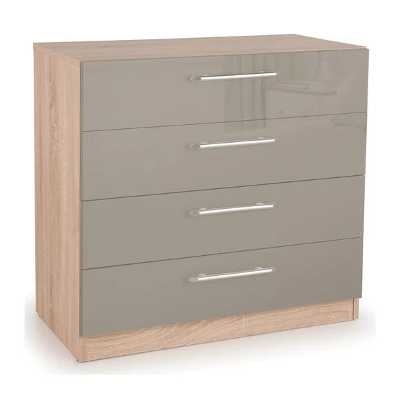 Best reviews of ???? Harmony Kensington 4 Drawer Chest, Grey ????