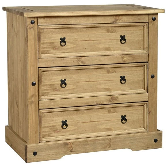 Brand new ???? Seconique Corona 3 Drawer Chest, Pine ⭐