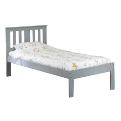 Flash Sale ???? Amani Kingston Grey Pine Bed Frame ????