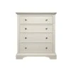 Deals ???? Dunelm Charlotte 4 Drawer Chest, Ivory ????