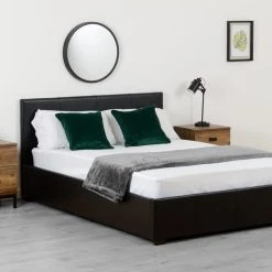 Best reviews of ⌛ Seconique Waverley Black Faux Leather Ottoman Bed ????