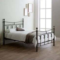 Outlet ???? Limelight Gamma Nickel Bed Frame ????