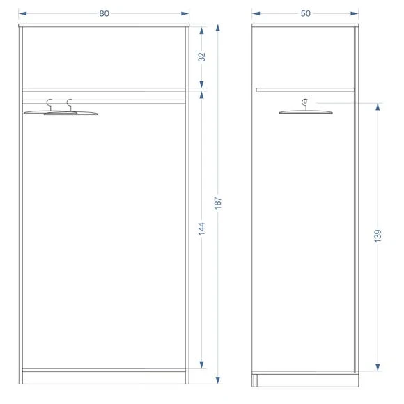 Hot Sale ???? Harmony Euston Double Wardrobe, White ???? - Image 4