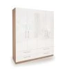 Budget ⭐ Harmony Kew 4 Door 4 Drawer Wardrobe, White ????