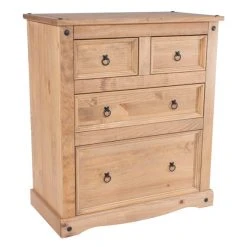 Hot Sale ❤️ Seconique Corona 2 Over 2 Drawer Chest, Pine ❤️