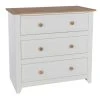 Best Pirce ???? Core Capri 3 Drawer Chest, White &Pine ????