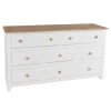 Buy ???? Core Capri 8 Drawer Chest, White &Pine ????
