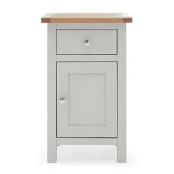 Budget ???? Dunelm Bromley Small 1 Drawer & 1 Door Bedside Table ????