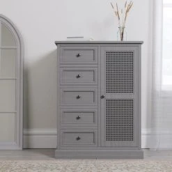 Promo ???? Dunelm Lucy Small Single 5 Drawer Wardrobe ????