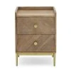 Top 10 ???? Dunelm Rumi 2 Drawer Bedside Table, Mango Wood ????