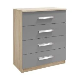 Best Sale ???? Harmony Genoa 4 Drawer Chest, Grey ????