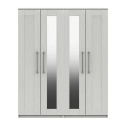 Top 10 ???? One Call Furniture Ethan 4 Door Wardrobe, Mirrored ????