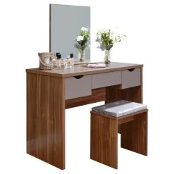 Cheapest ???? GFW Elizabeth 3 Drawer ???? Dressing Table Set with Mirror ????