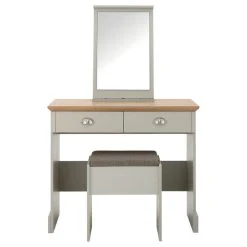 Wholesale ✨ GFW Kendal 2 Drawer ???? Dressing Table Set with Mirror, Grey ????