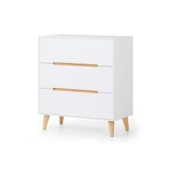 Wholesale ???? Julian Bowen Alicia 3 Drawer Chest, White & Oak ????