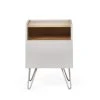 Best Pirce ✨ Dunelm Penelope 1 Drawer Hairpin Bedside Table ????