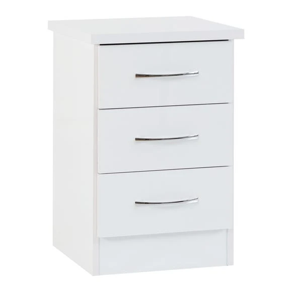 Top 10 ⌛ Seconique Nevada 3 Drawer Bedside Table ????
