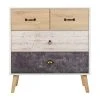 Flash Sale ???? Seconique Nordic 4 Drawer Chest, White ❤️