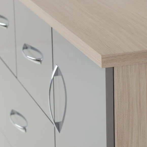 Budget ???? Seconique Nevada Small Single 5 Drawer Wardrobe ???? - Image 5