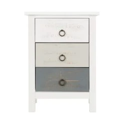 Brand new ???? Seconique Vermount 3 Drawer Bedside Table, White ????