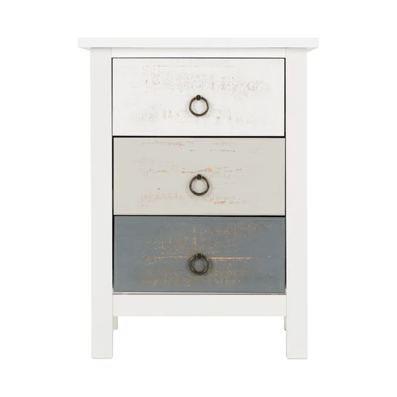 Brand new ???? Seconique Vermount 3 Drawer Bedside Table, White ????