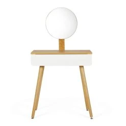 Budget ???? Dunelm Nancy Small 1 Drawer ???? Dressing Table with Mirror ????