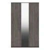 Budget ???? One Call Furniture Parker Triple Wardrobe, Mirrored ????