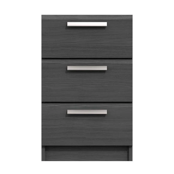 Buy ???? One Call Furniture Piper 3 Drawer Bedside Table ⭐