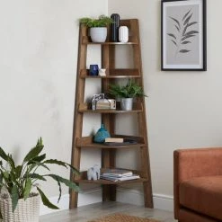 Discount ❤️ Dunelm Fulton Corner Ladder Shelf ❤️