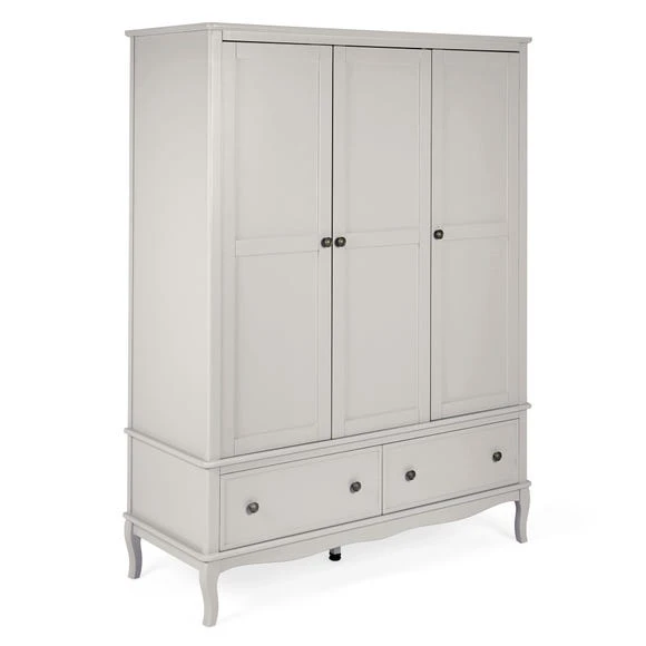 Budget ⭐ Dunelm Clara Triple Wardrobe, Grey ???? - Image 3