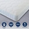 Buy ???? The Shire Bed Company Egyptian Cotton Medium Firm Orthopaedic Memory Foam Mattress ????