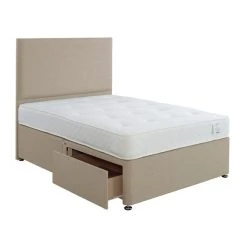Outlet ⌛ Dunelm Superior Comfort Divan Bed with Mattress ????
