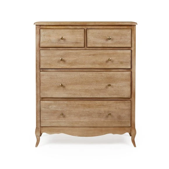 Cheapest ???? Dunelm Giselle 5 Drawer Chest, Mango Wood ✔️ - Image 2