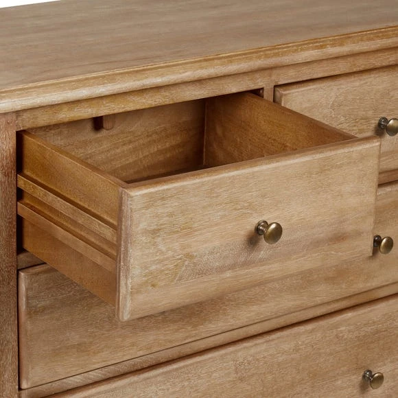 Cheapest ???? Dunelm Giselle 5 Drawer Chest, Mango Wood ✔️ - Image 5