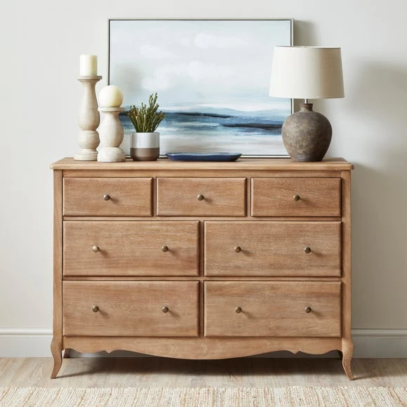 Top 10 ⌛ Dunelm Giselle 7 Drawer Chest, Mango Wood ????