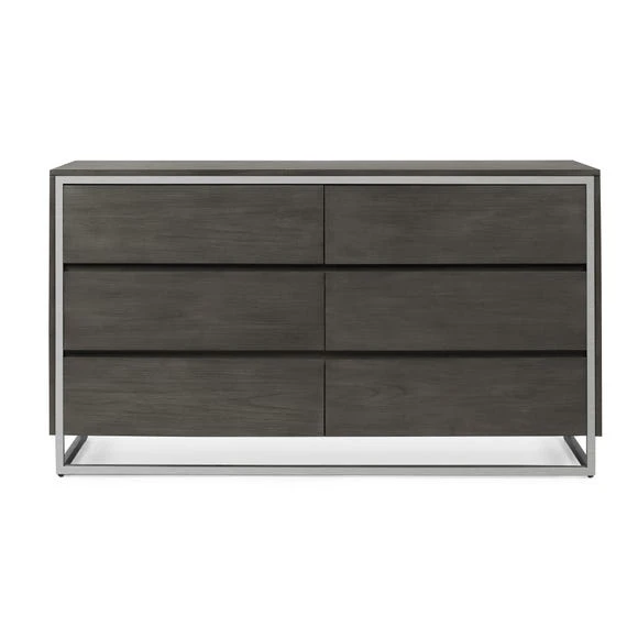 Discount ❤️ Dunelm Logan 6 Drawer Chest, Grey ???? - Image 3