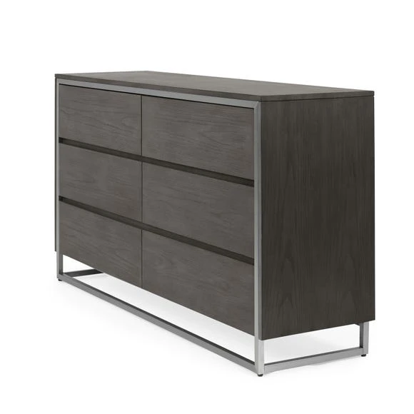 Discount ❤️ Dunelm Logan 6 Drawer Chest, Grey ???? - Image 4