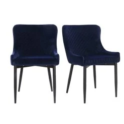 Top 10 ✨ Dunelm Montreal Set of 2 Velvet Dining Chairs ????