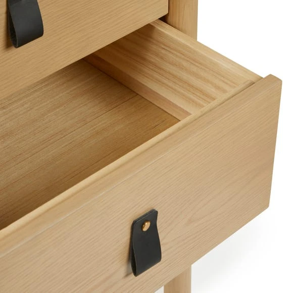 Discount ???? Dunelm Henry 2 Drawer Bedside Table, Oak ???? - Image 5