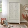 Outlet ❤️ Dunelm Samira Double 1 Drawer Wardrobe, White ⭐