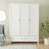 Hot Sale ???? Dunelm Samira Triple Wardrobe, White ????